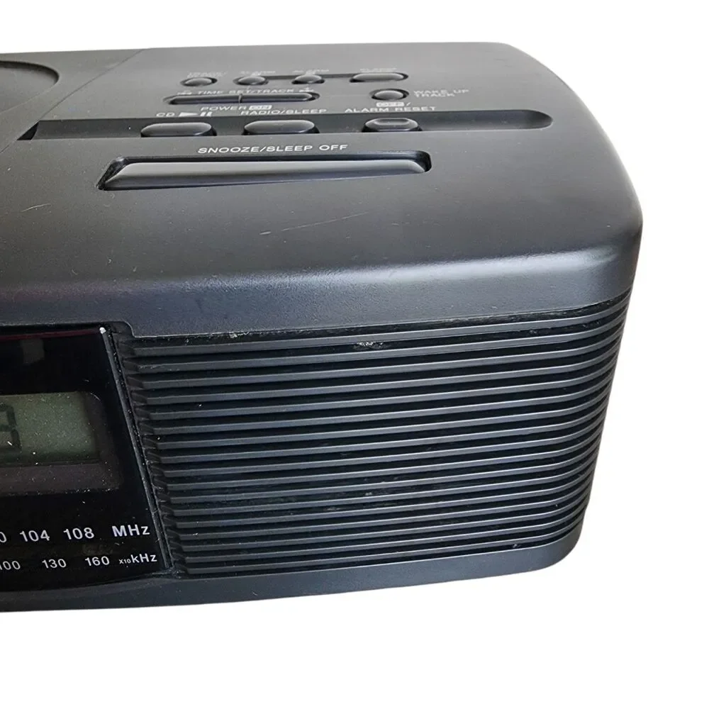 Vintage Sony ICF-CD810 AM/FM Clock Radio CD Player Audio Tested Working